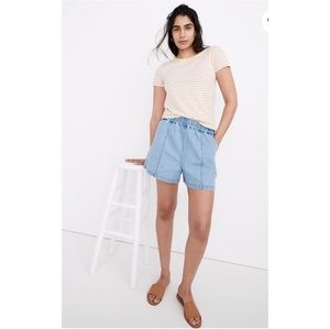 Madewell Pull On Denim Short - Size Small